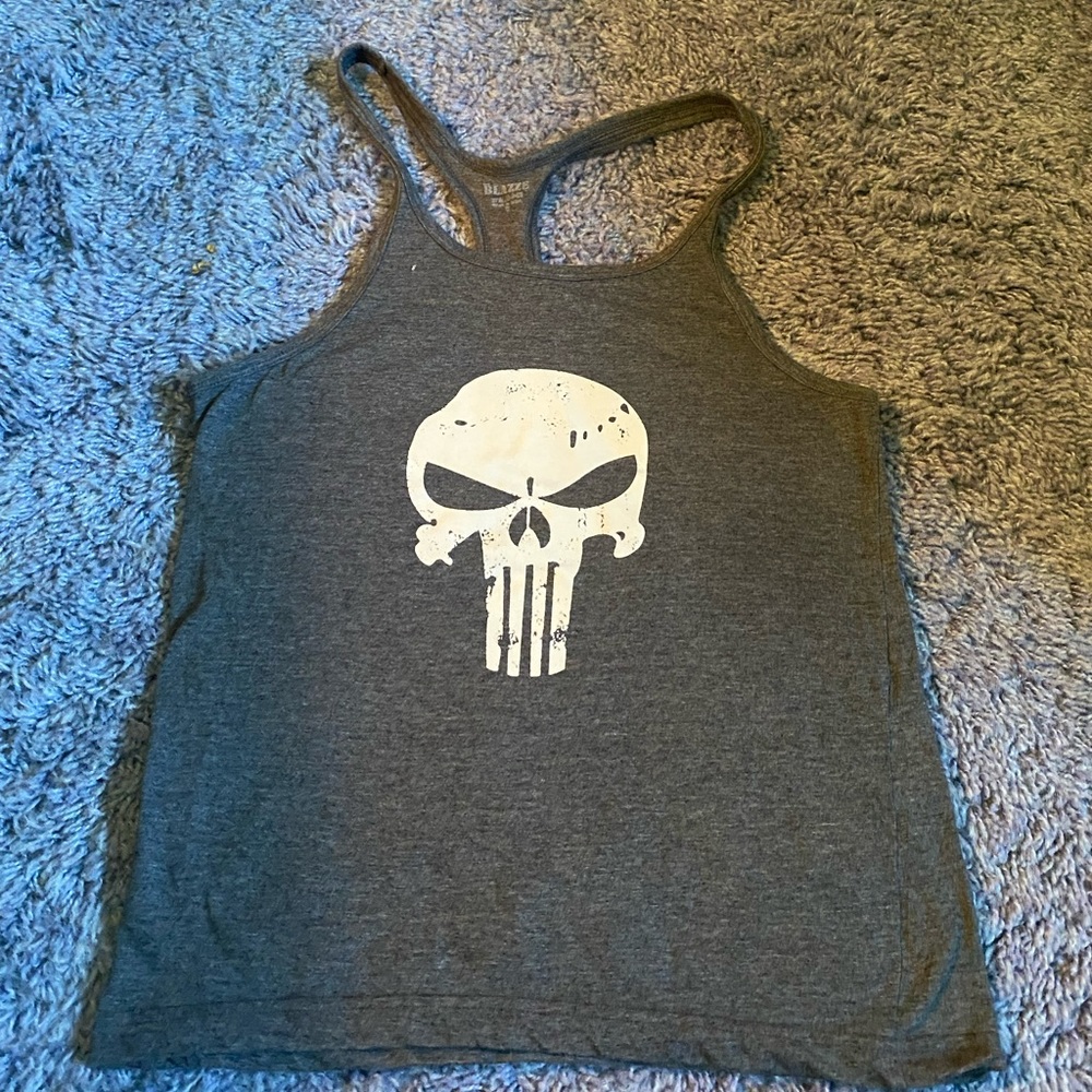 Skull workout tank-top